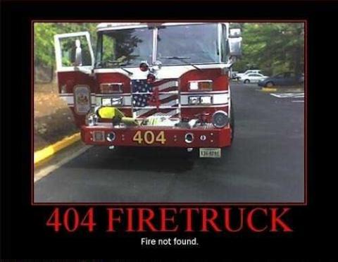 404 Fire Not Found